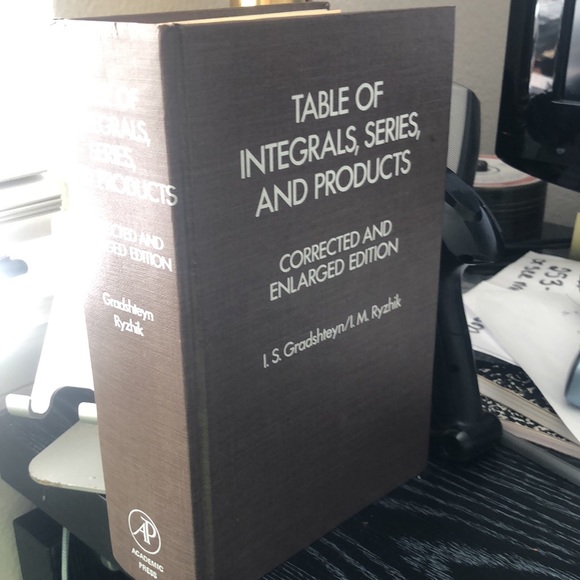 Table of Integrals, Series and Products, Corrected and Enlarged Edition - Picture 8 of 16